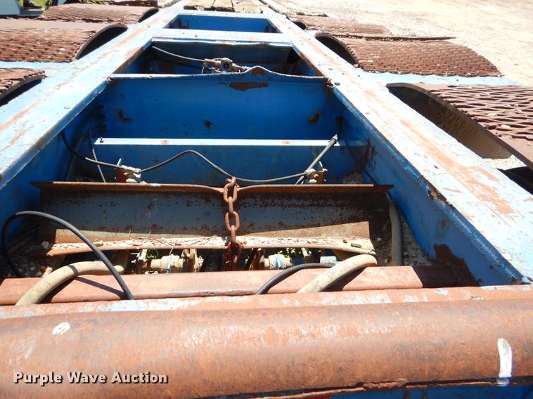 image for item ED9250 1972 Load Craft lowboy equipment trailer