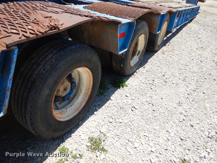 image for item ED9250 1972 Load Craft lowboy equipment trailer