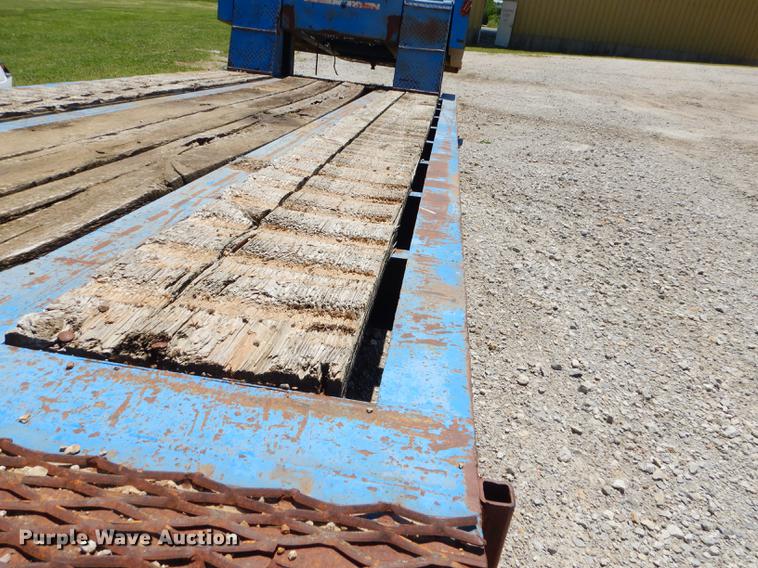 image for item ED9250 1972 Load Craft lowboy equipment trailer