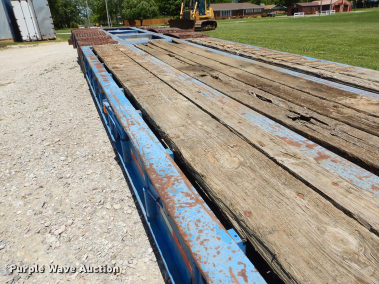image for item ED9250 1972 Load Craft lowboy equipment trailer