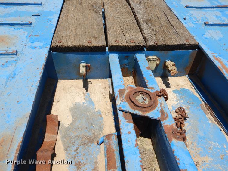 image for item ED9250 1972 Load Craft lowboy equipment trailer