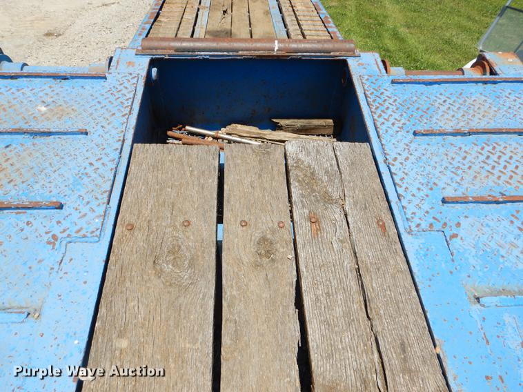 image for item ED9250 1972 Load Craft lowboy equipment trailer