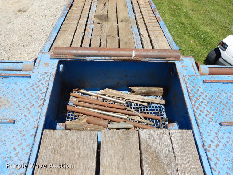 image for item ED9250 1972 Load Craft lowboy equipment trailer