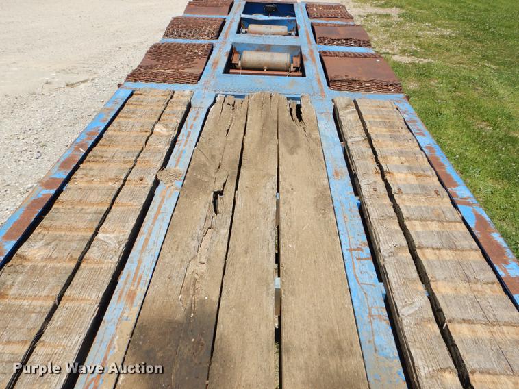 image for item ED9250 1972 Load Craft lowboy equipment trailer