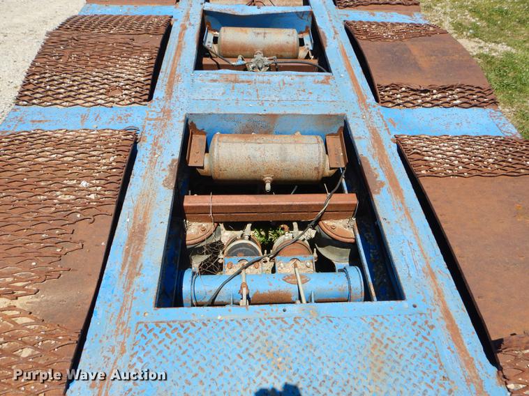 image for item ED9250 1972 Load Craft lowboy equipment trailer