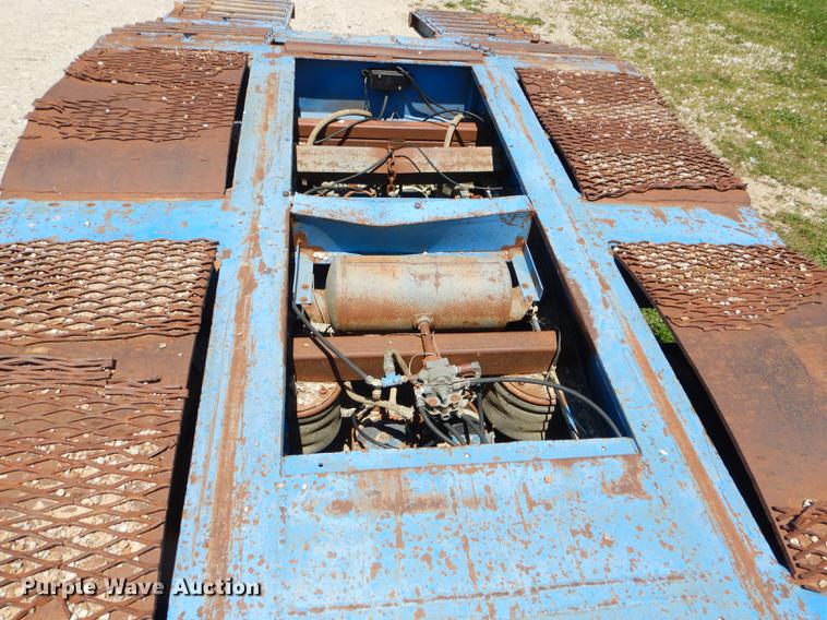 image for item ED9250 1972 Load Craft lowboy equipment trailer