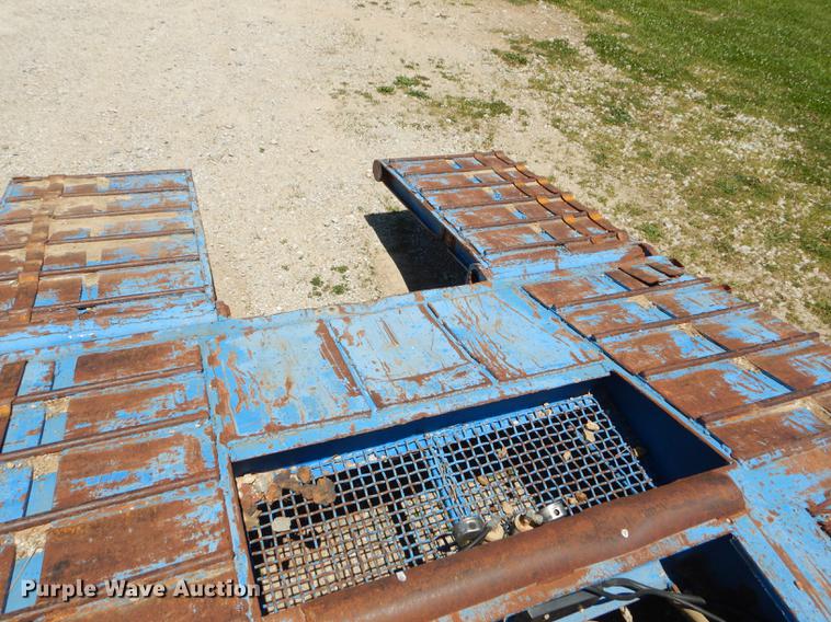 image for item ED9250 1972 Load Craft lowboy equipment trailer