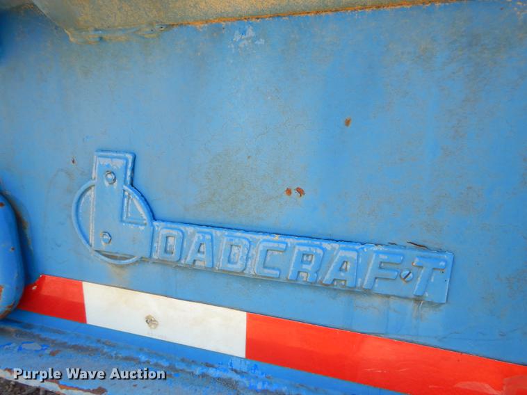 image for item ED9250 1972 Load Craft lowboy equipment trailer