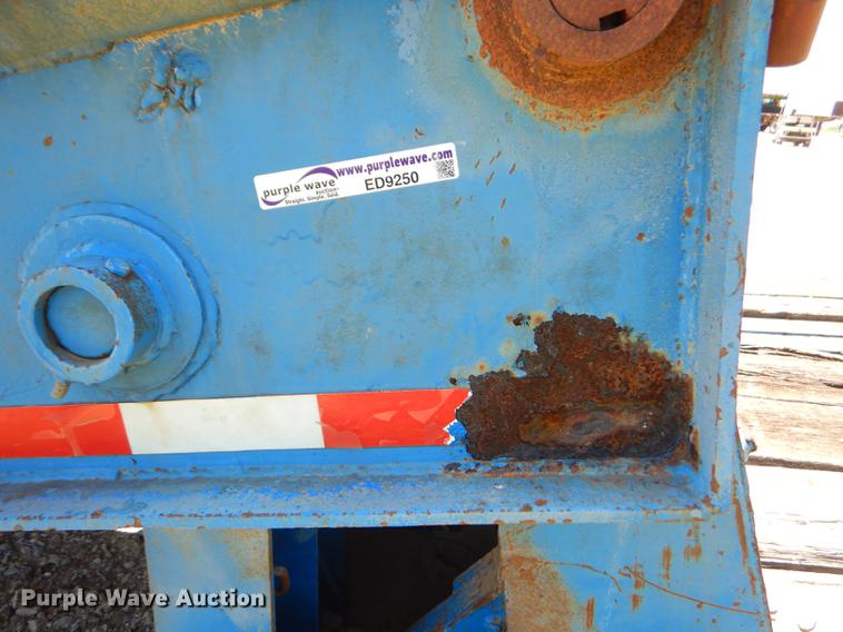 image for item ED9250 1972 Load Craft lowboy equipment trailer