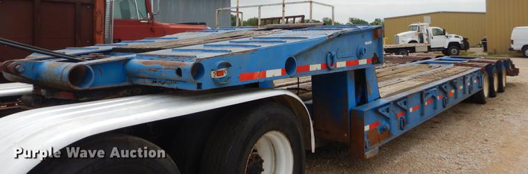 image for item ED9250 1972 Load Craft lowboy equipment trailer