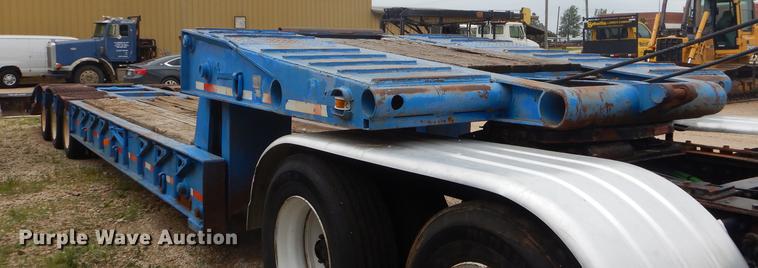 image for item ED9250 1972 Load Craft lowboy equipment trailer