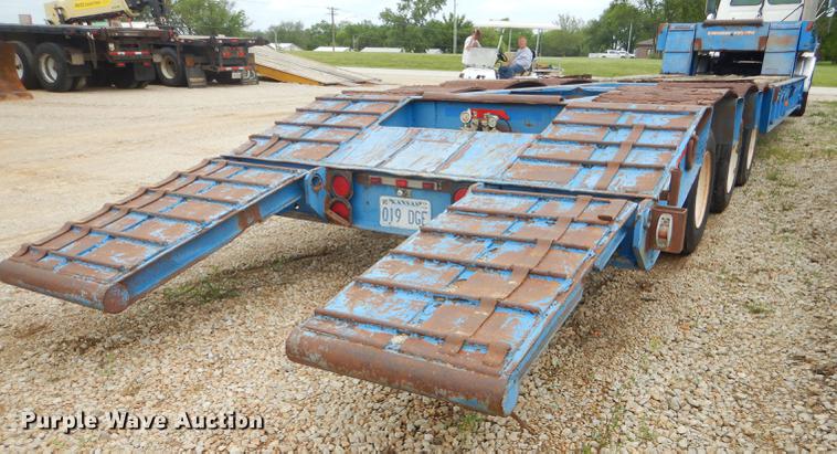 image for item ED9250 1972 Load Craft lowboy equipment trailer