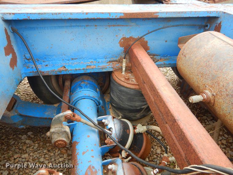 image for item ED9250 1972 Load Craft lowboy equipment trailer