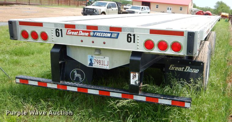 image for item ED9267 2015 Great Dane FLP002400053 flatbed trailer
