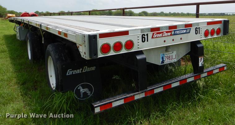 image for item ED9267 2015 Great Dane FLP002400053 flatbed trailer