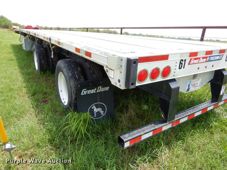 image for item ED9267 2015 Great Dane FLP002400053 flatbed trailer