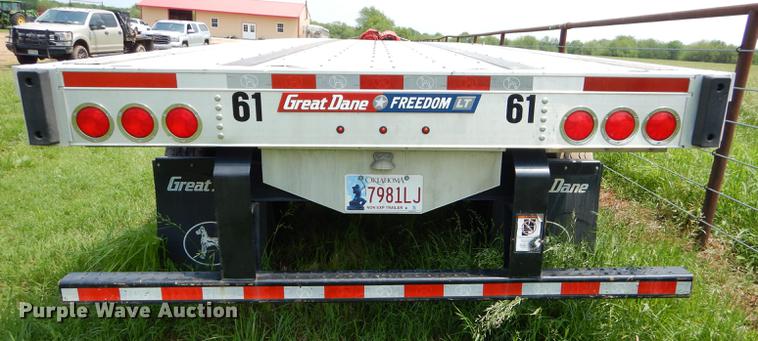 image for item ED9267 2015 Great Dane FLP002400053 flatbed trailer