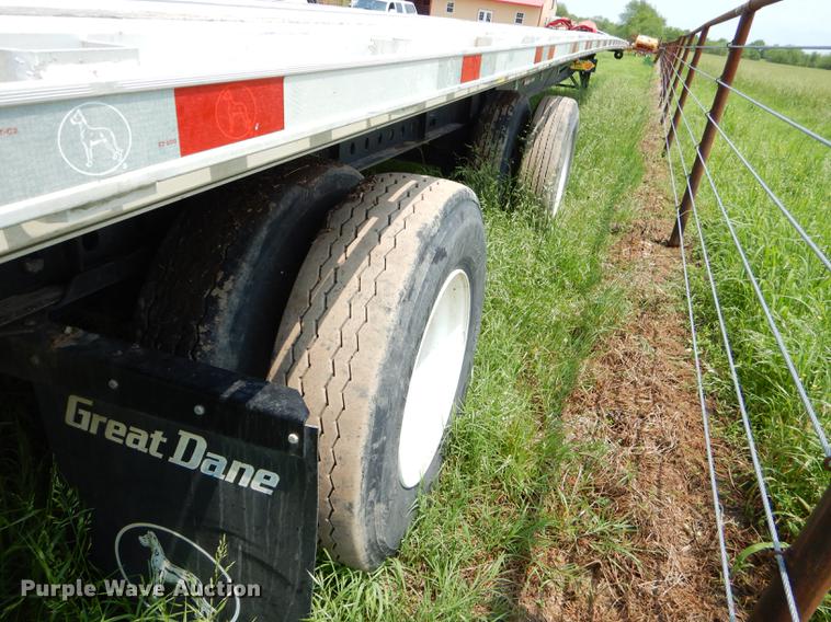 image for item ED9267 2015 Great Dane FLP002400053 flatbed trailer