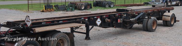 image for item FE9651 1998 Galbreath AC2-OR-470 roll-off double container trailer