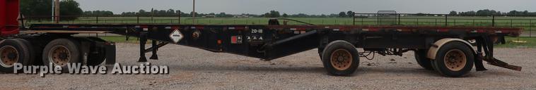 image for item FE9651 1998 Galbreath AC2-OR-470 roll-off double container trailer