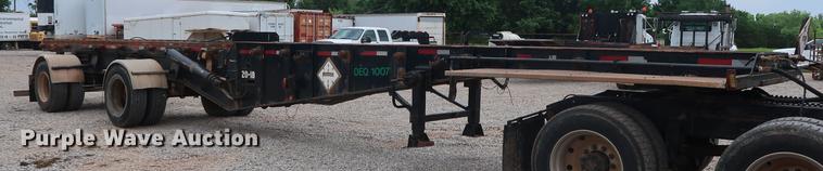 image for item FE9651 1998 Galbreath AC2-OR-470 roll-off double container trailer