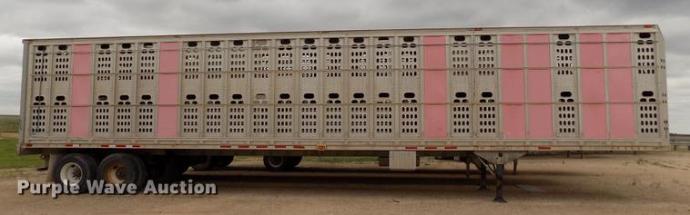 image for item FG9463 1995 Barrett livestock trailer