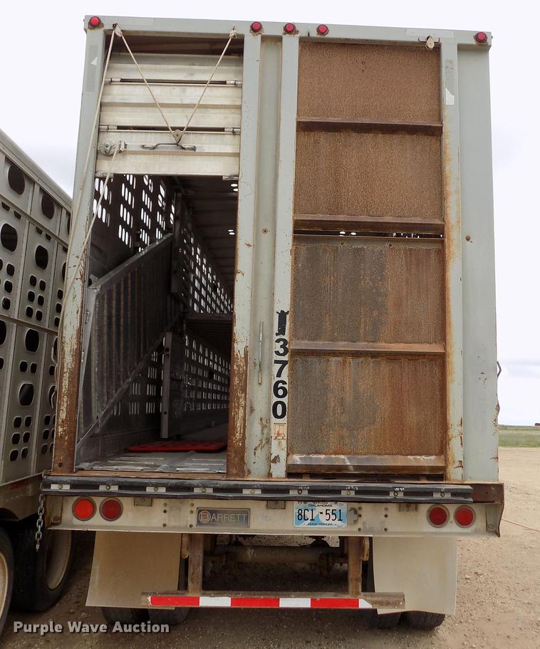 image for item FG9463 1995 Barrett livestock trailer