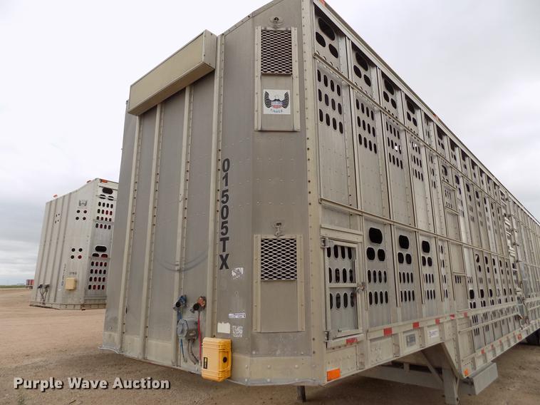image for item FG9465 2001 Barrett livestock trailer