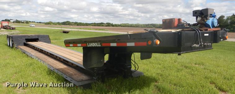image for item FG9497 1998 Landoll Easy Hooker lowboy equipment trailer
