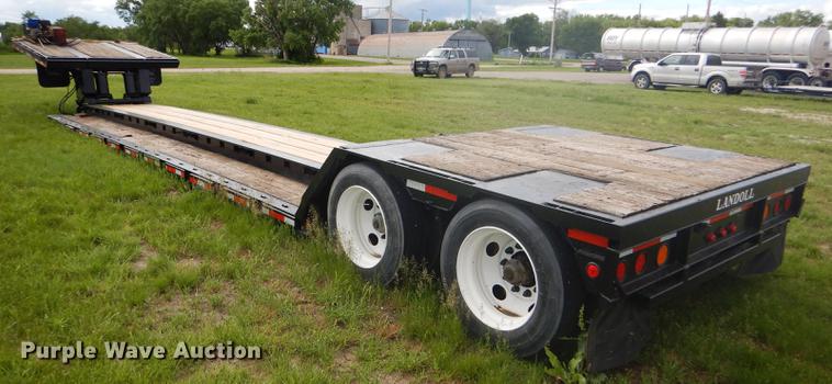 image for item FG9497 1998 Landoll Easy Hooker lowboy equipment trailer