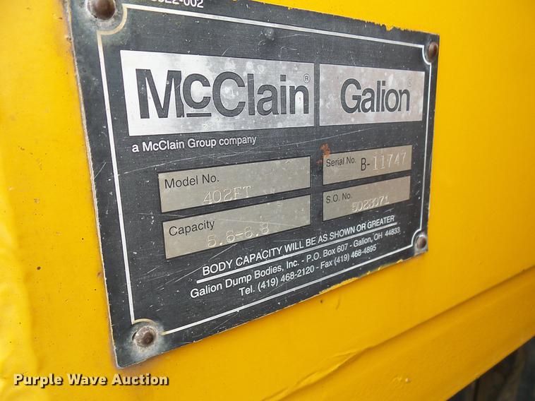 image for item DB2165 2002 International 4900 dump truck