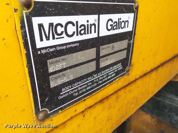 image for item DB2166 2002 International 4900 dump truck