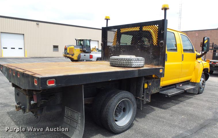 image for item DB2169 2007 Chevrolet C4500 Crew Cab flatbed truck