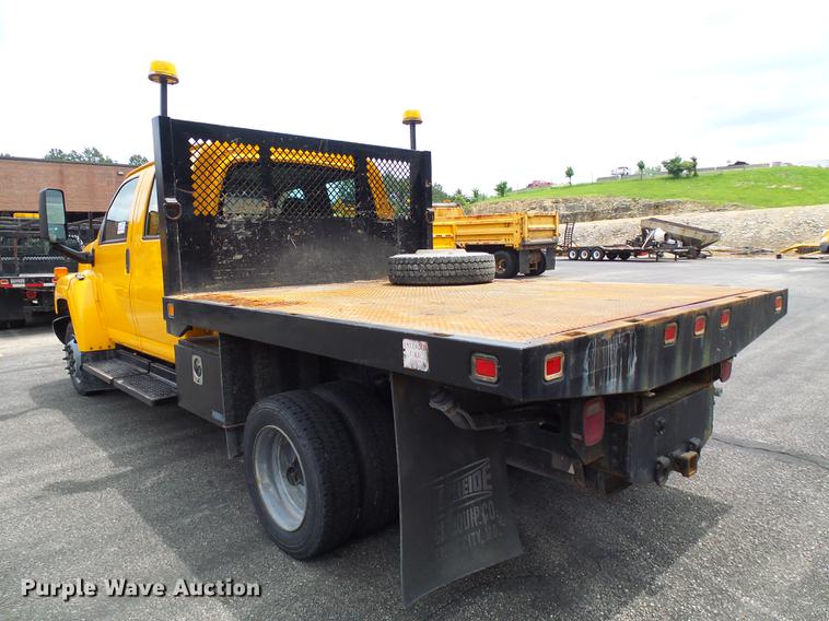 image for item DB2169 2007 Chevrolet C4500 Crew Cab flatbed truck