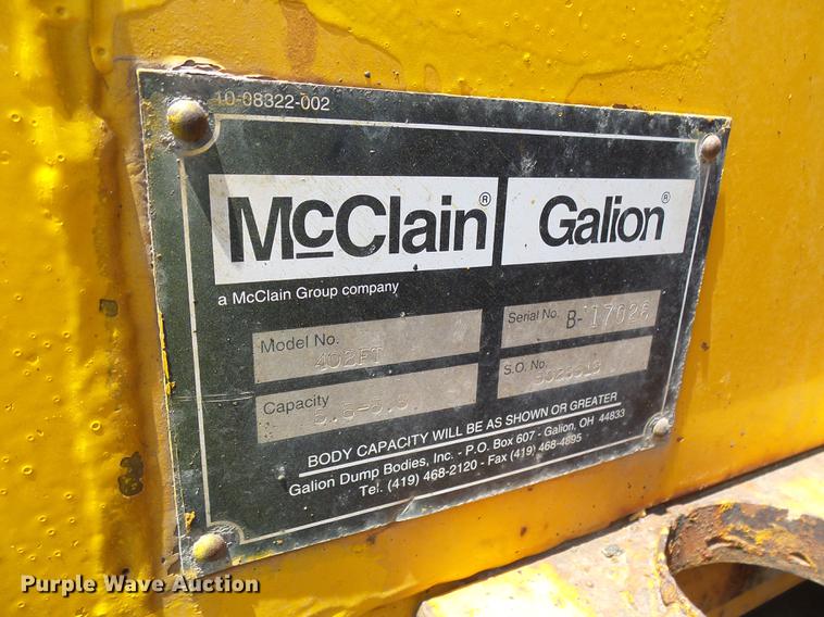 image for item DB2172 2001 International 4900 dump truck