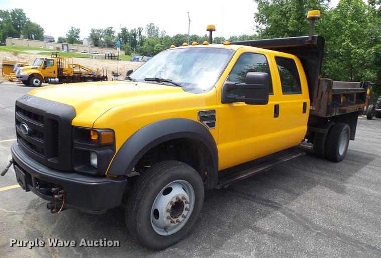 image for item DB2175 2008 Ford F550 Super Duty Crew Cab dump truck