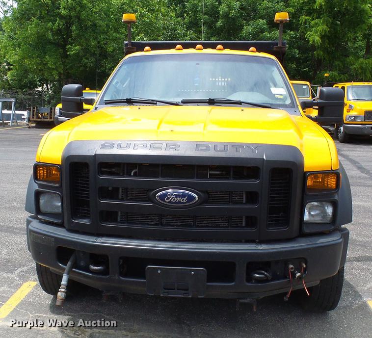 image for item DB2175 2008 Ford F550 Super Duty Crew Cab dump truck