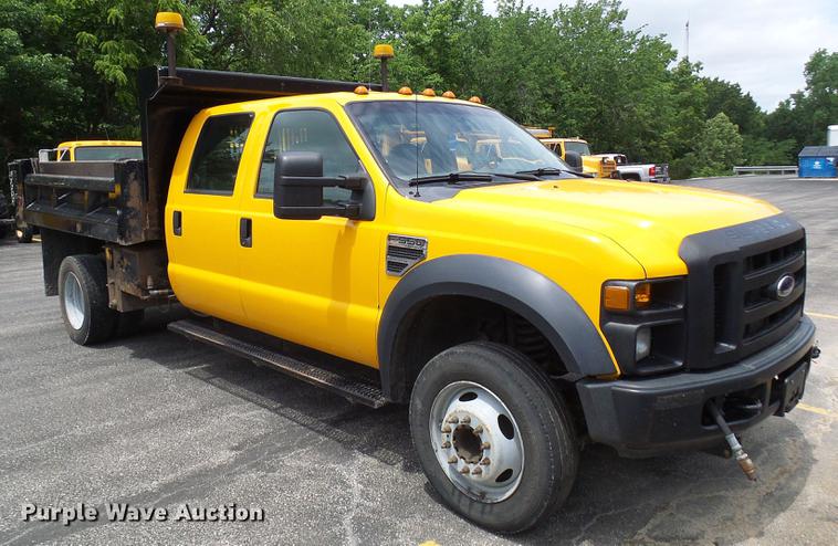 image for item DB2175 2008 Ford F550 Super Duty Crew Cab dump truck