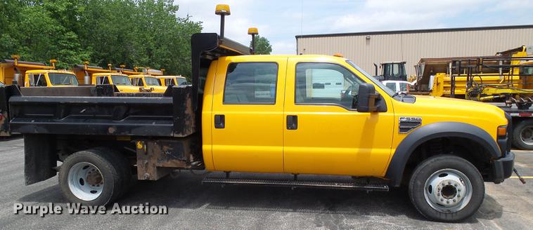 image for item DB2175 2008 Ford F550 Super Duty Crew Cab dump truck