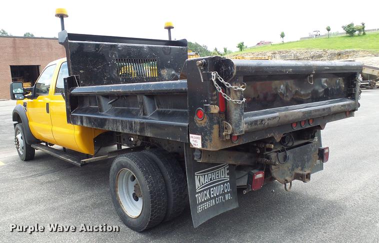 image for item DB2175 2008 Ford F550 Super Duty Crew Cab dump truck