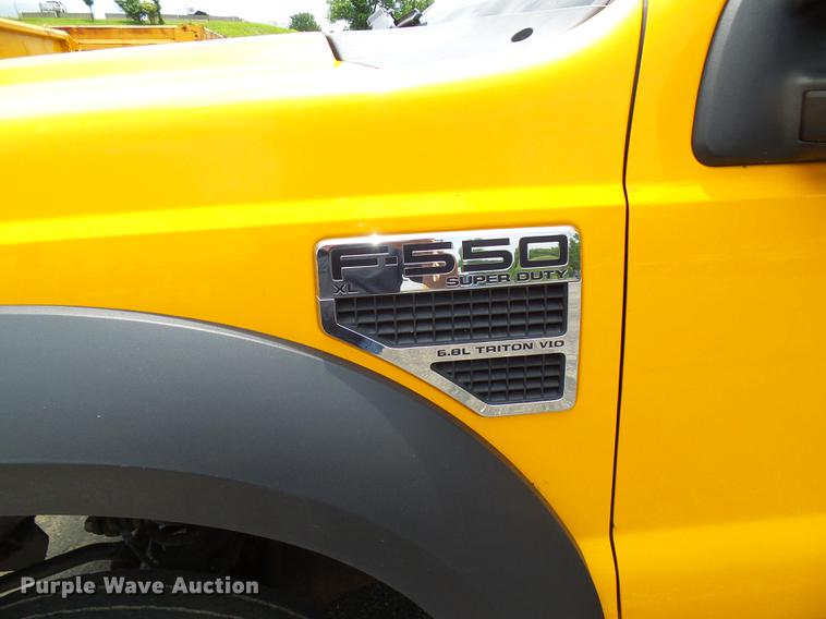 image for item DB2175 2008 Ford F550 Super Duty Crew Cab dump truck