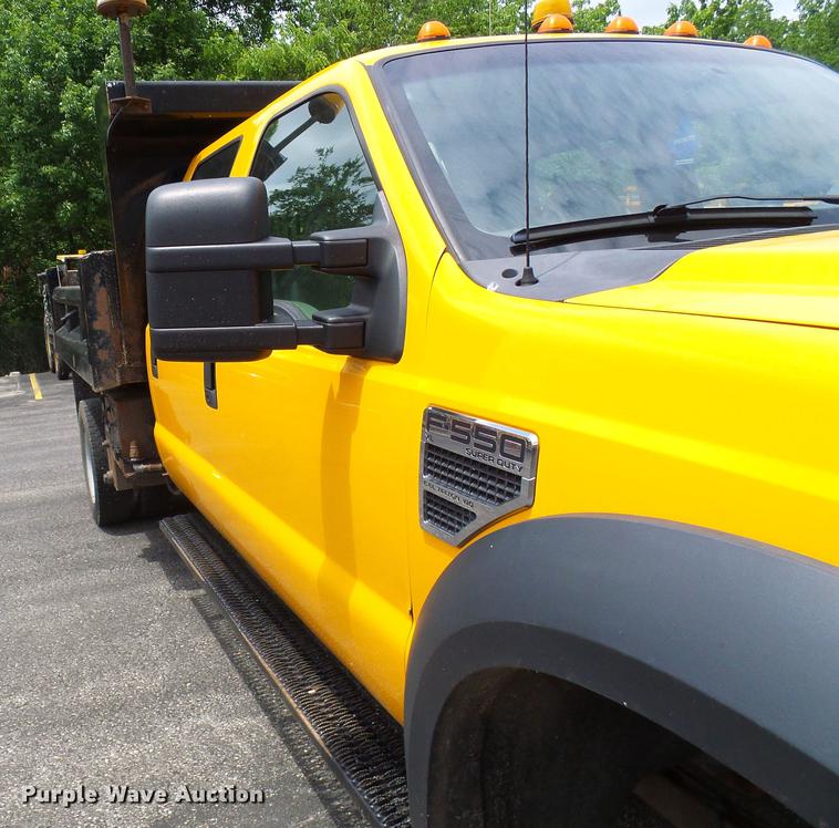 image for item DB2175 2008 Ford F550 Super Duty Crew Cab dump truck