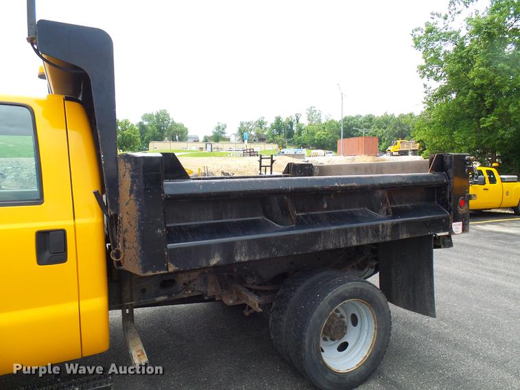 image for item DB2175 2008 Ford F550 Super Duty Crew Cab dump truck