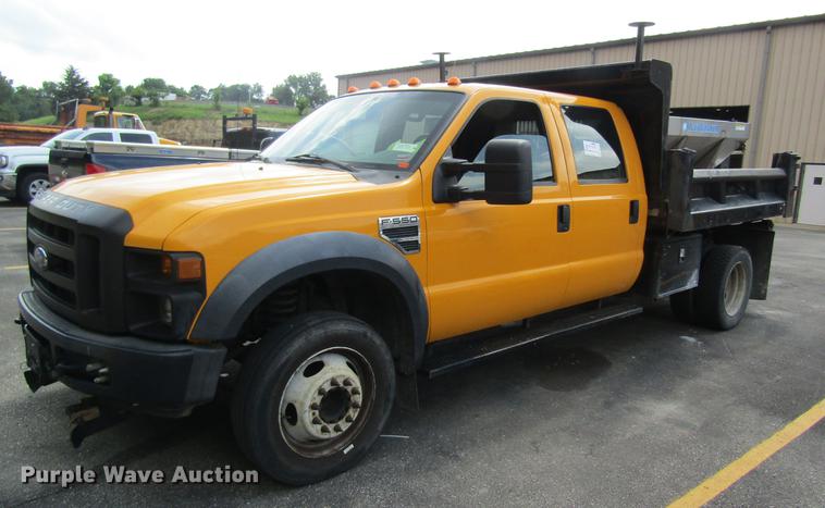 image for item DB2177 2008 Ford F550 Super Duty Crew Cab dump truck