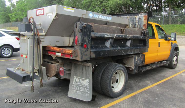 image for item DB2177 2008 Ford F550 Super Duty Crew Cab dump truck