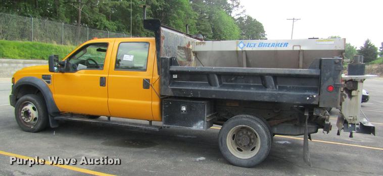 image for item DB2177 2008 Ford F550 Super Duty Crew Cab dump truck