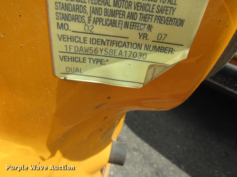 image for item DB2177 2008 Ford F550 Super Duty Crew Cab dump truck