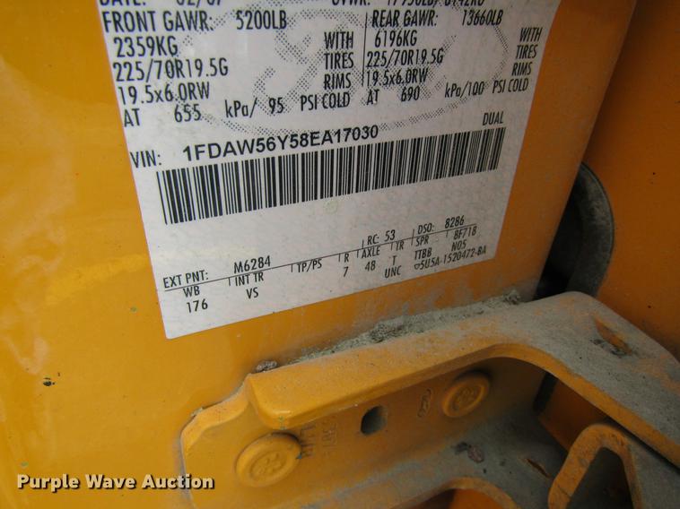 image for item DB2177 2008 Ford F550 Super Duty Crew Cab dump truck