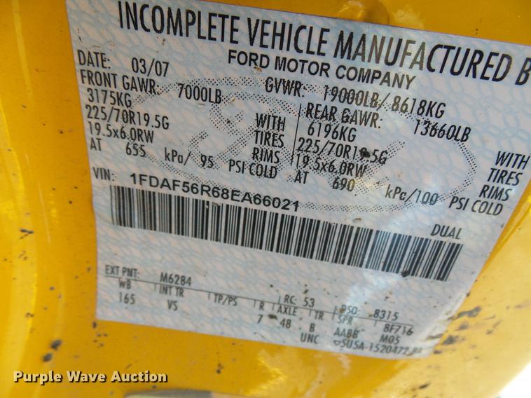 image for item DB2178 2008 Ford F550 Super Duty dump truck