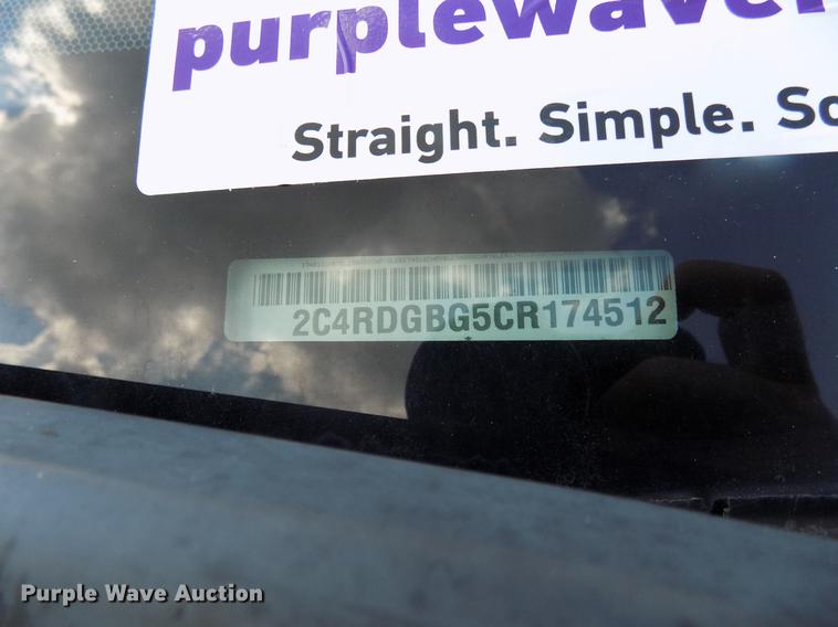 image for item DB9527 2012 Dodge Grand Caravan handicap accessible van